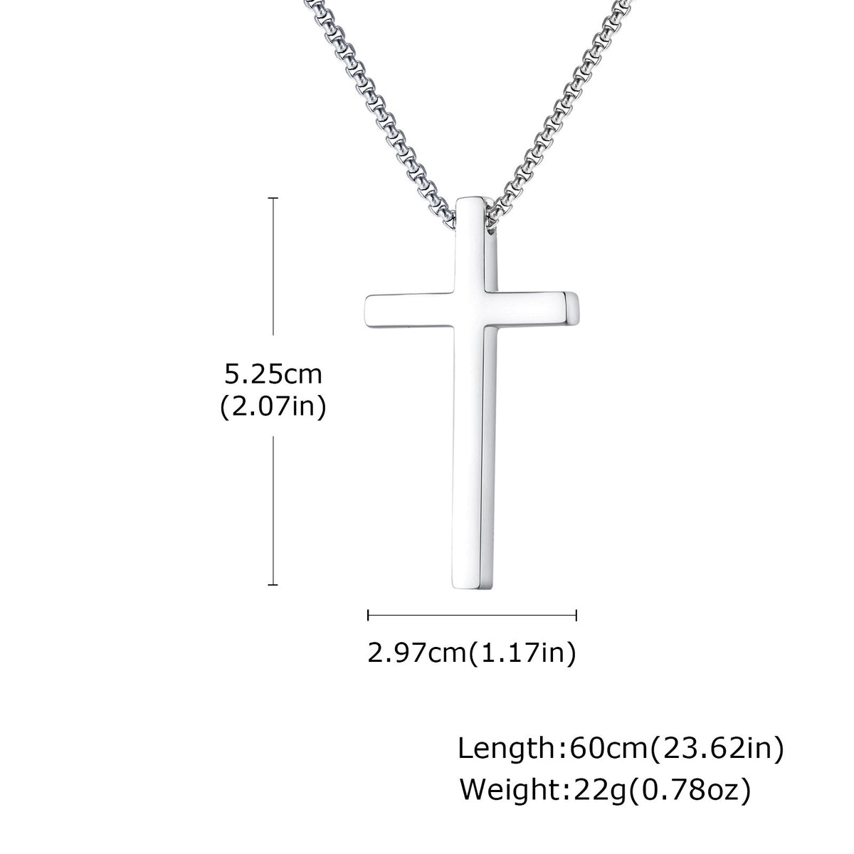 Stainless Steel Cross Necklace