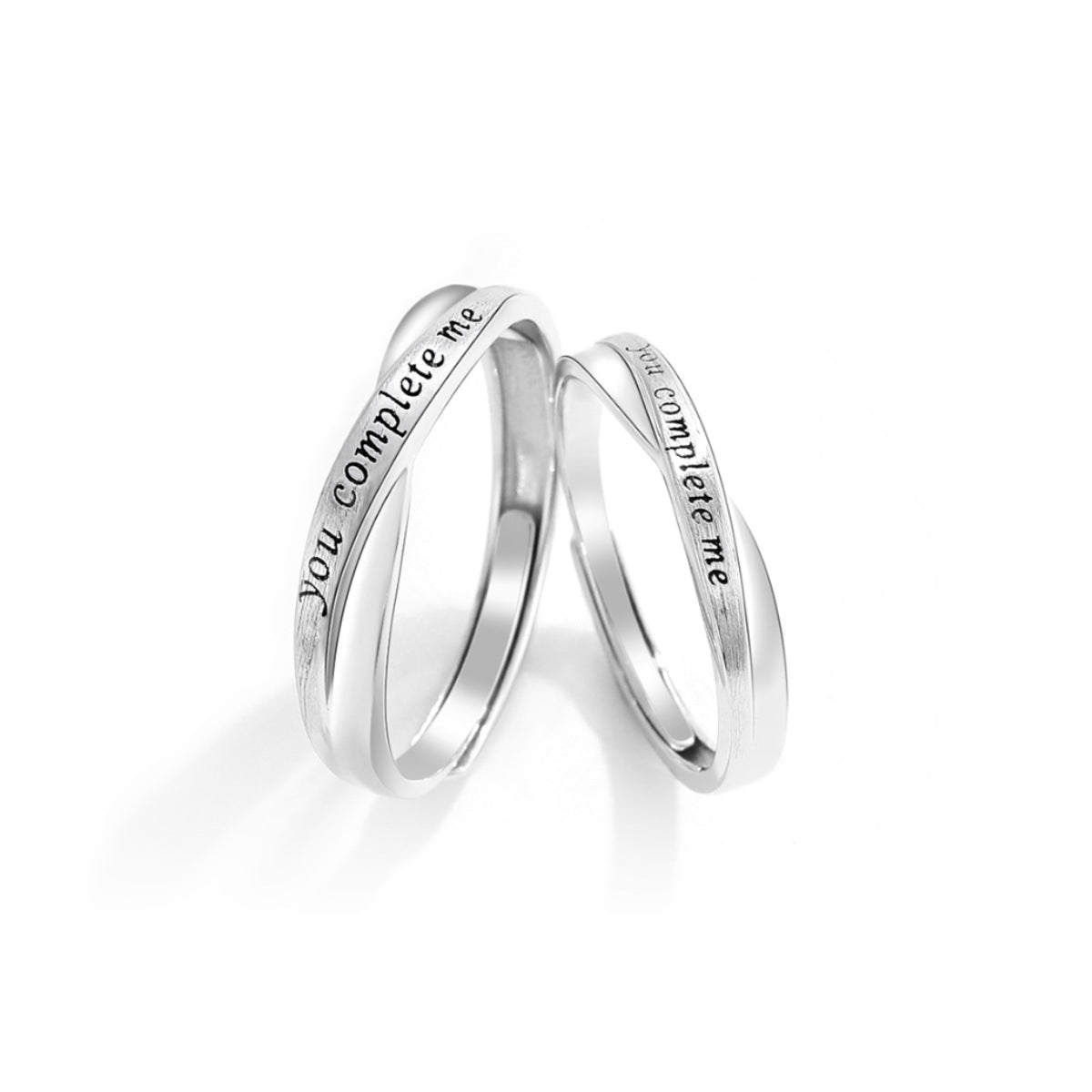 Planderful Everyday Genie – Complete Sterling Silver Couple Rings for Him and Her