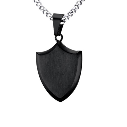 European And American Trend Jewelry Triangular Shield Pendant