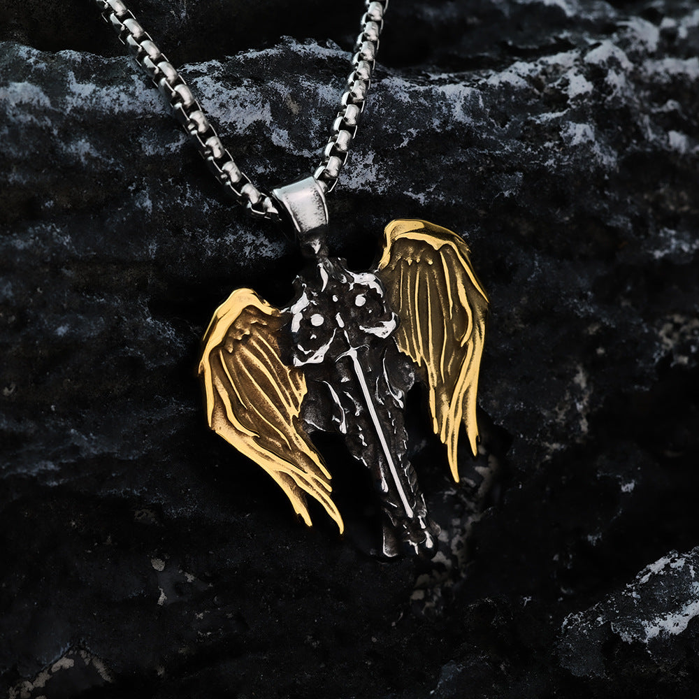 European and American Jewelry Wholesale Viking Odin Pendant Necklace