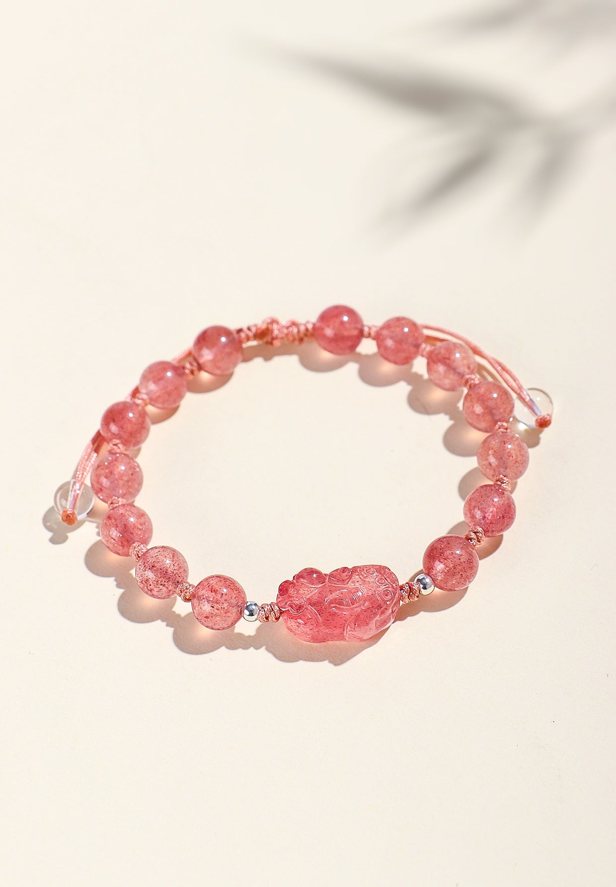 Planderful Fortune's Favor Bracelet – Fresh and Sweet Strawberry Crystal Design