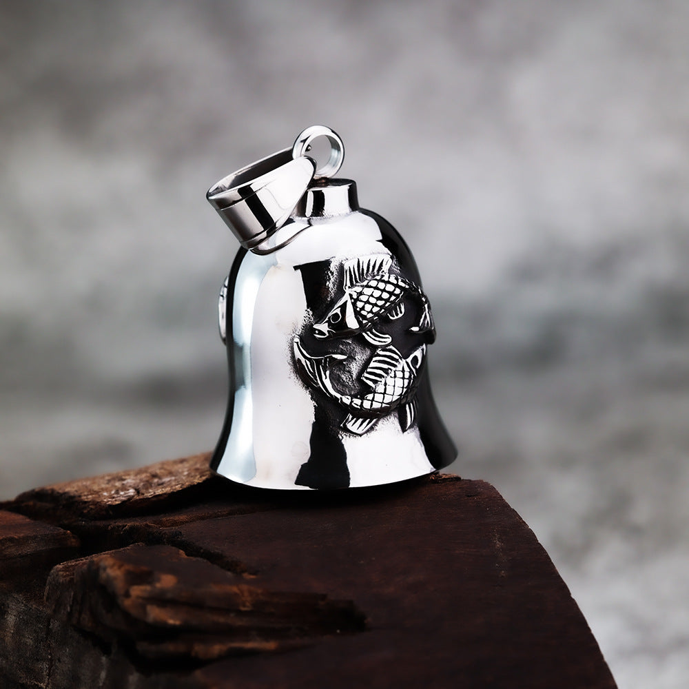 Tree of Life Skull Stainless Steel Men's Pendant Necklace