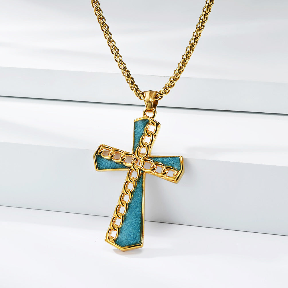 Stainless Steel Cross Necklace