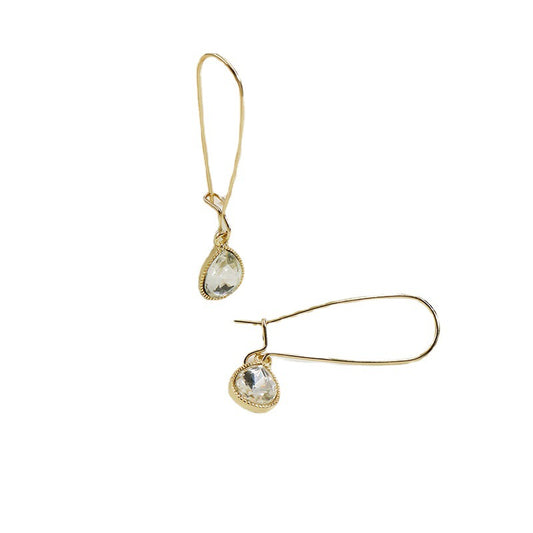 Fashionable Geometric Drop Earrings - Vienna Verve Collection