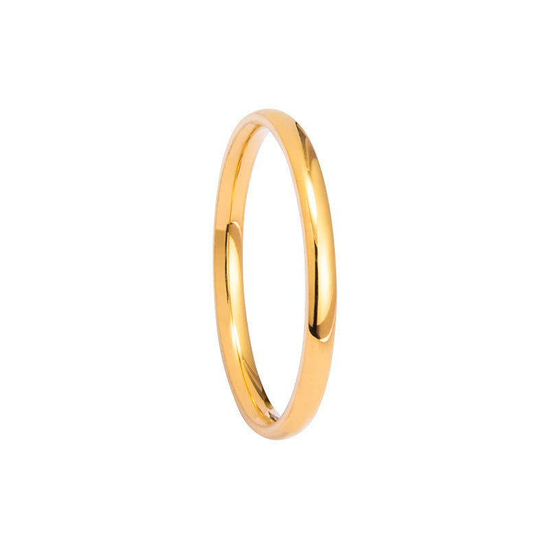 Planderful Everyday Genie Womens Fingertip Ring 2mm Steel Minimalist Durable Gift
