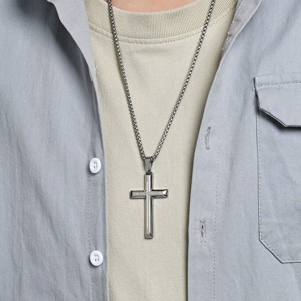 Stainless Steel Cross Necklace