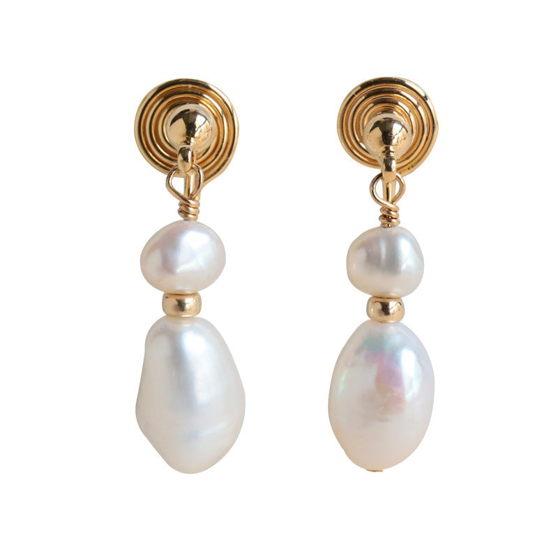 Fortune's Favor Freshwater Pearl and Sterling Silver Clip-on Earrings