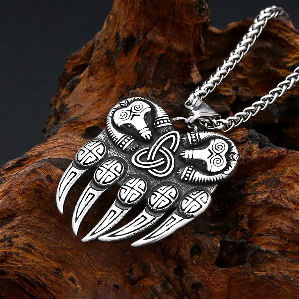 Punk Viking Stainless Steel Pendant Necklace