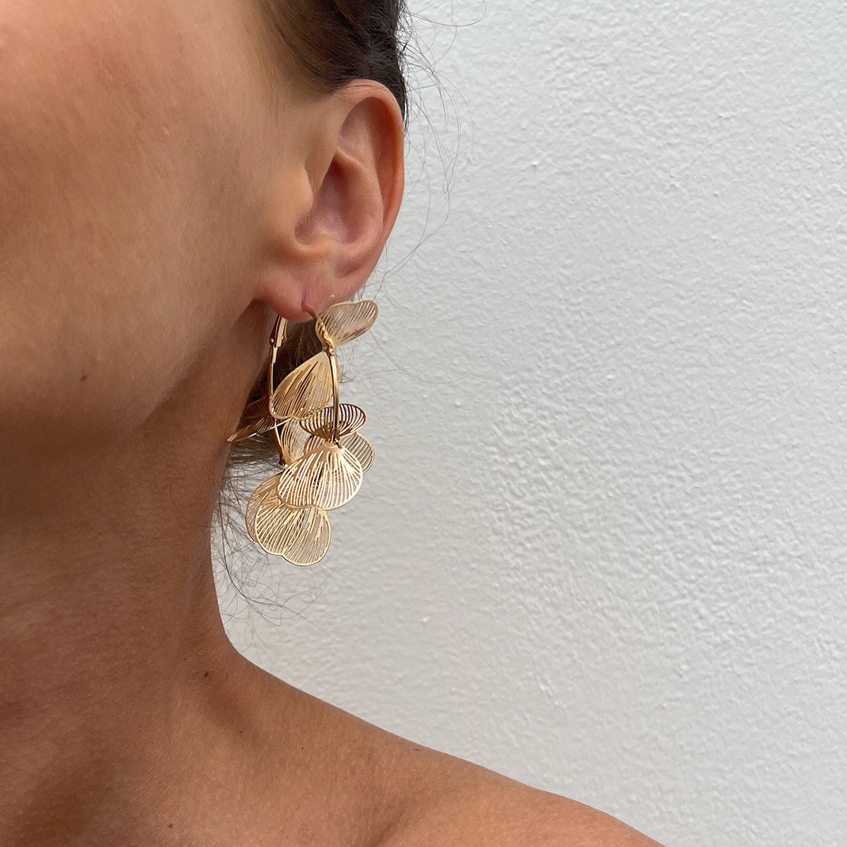 Planderful Vienna Verve Earrings – Elegant Ginkgo Leaf Design
