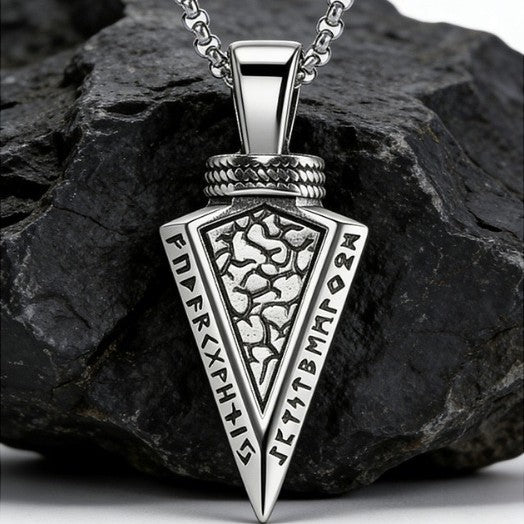 Viking Nordic Stainless Steel Men's Pendant Necklace