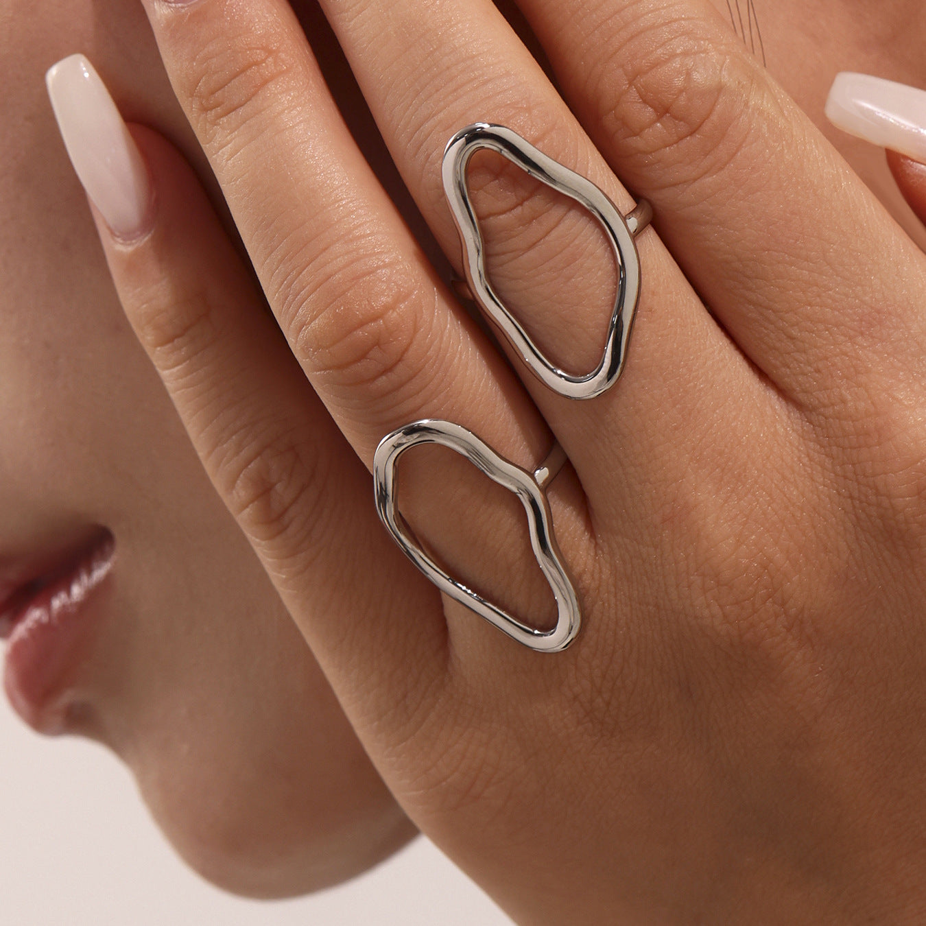 Planderful Geometric Open Ring For Fashion Lovers Bold