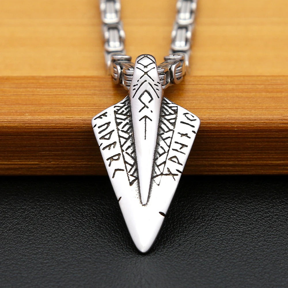 Punk Viking Dagger Stainless Steel Men's Pendant Necklace
