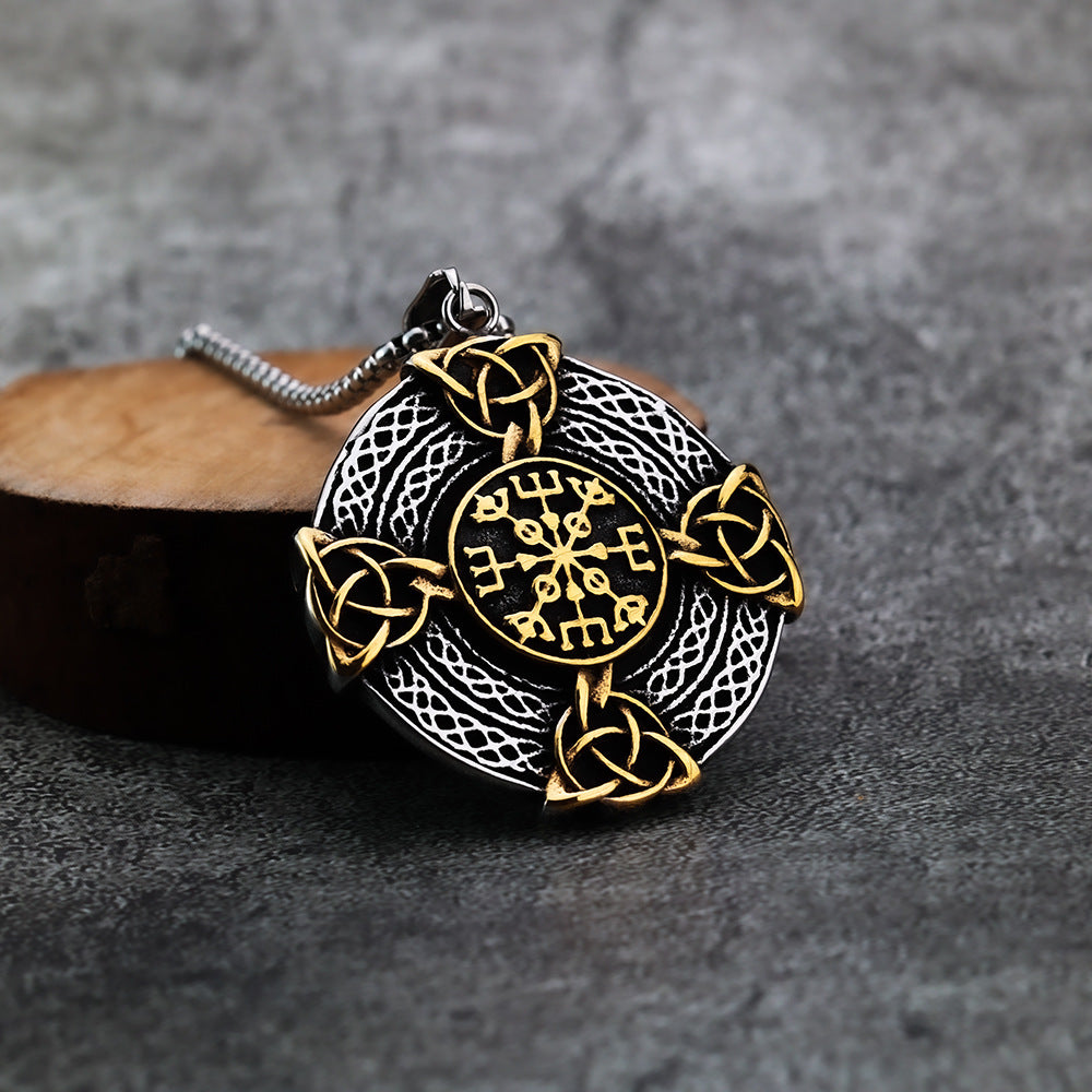 Cross-Border Nordic Viking Celtic Knot Men's Pendant Necklace