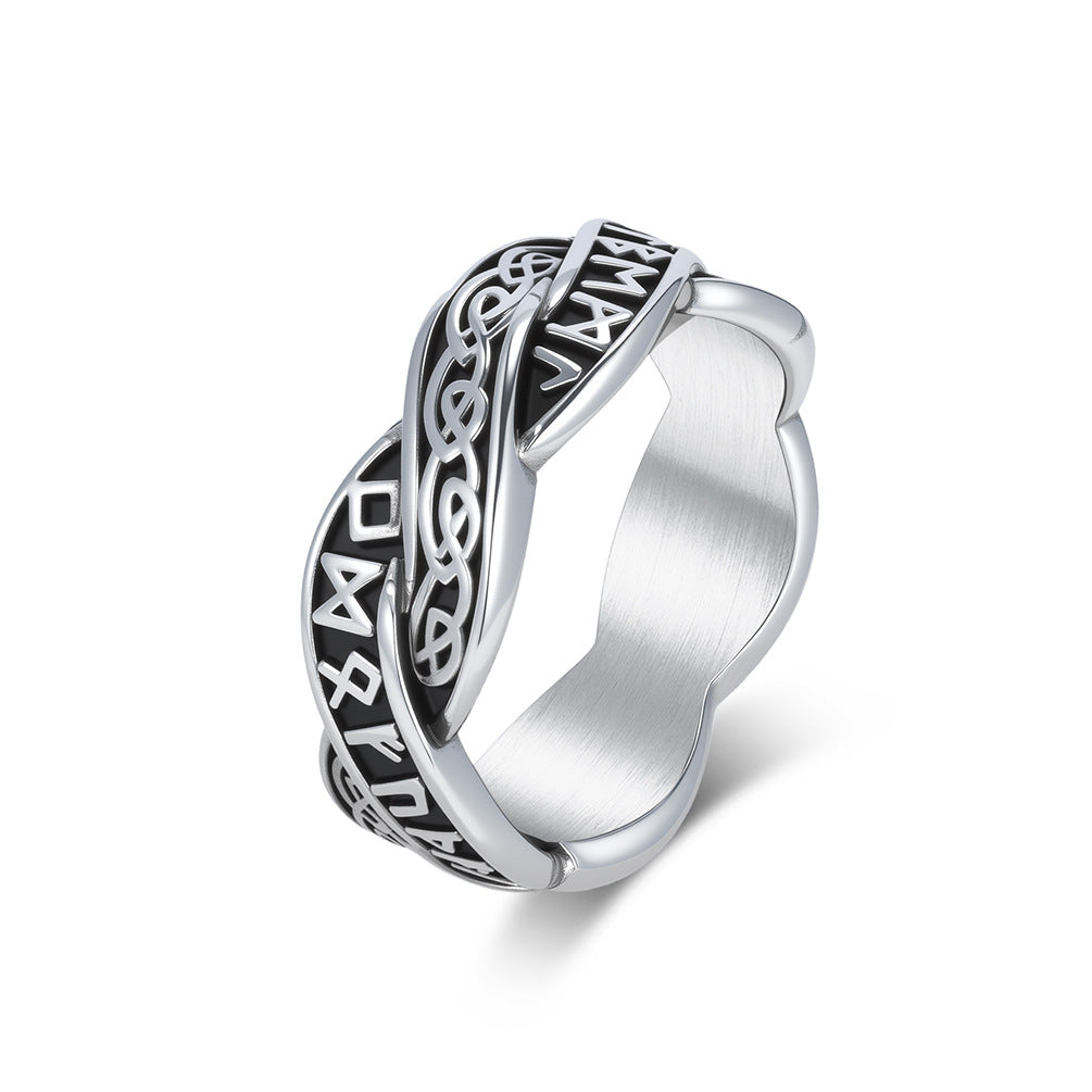 Viking-Inspired Ring — Three Finishes