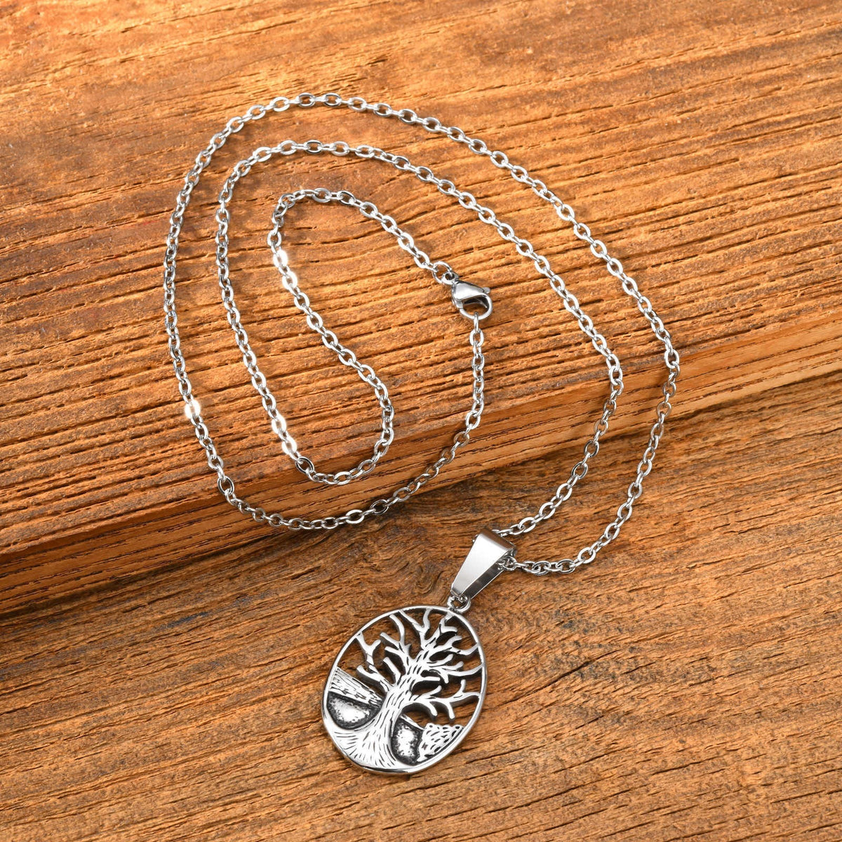 Tree of Life Stainless Steel Pendant