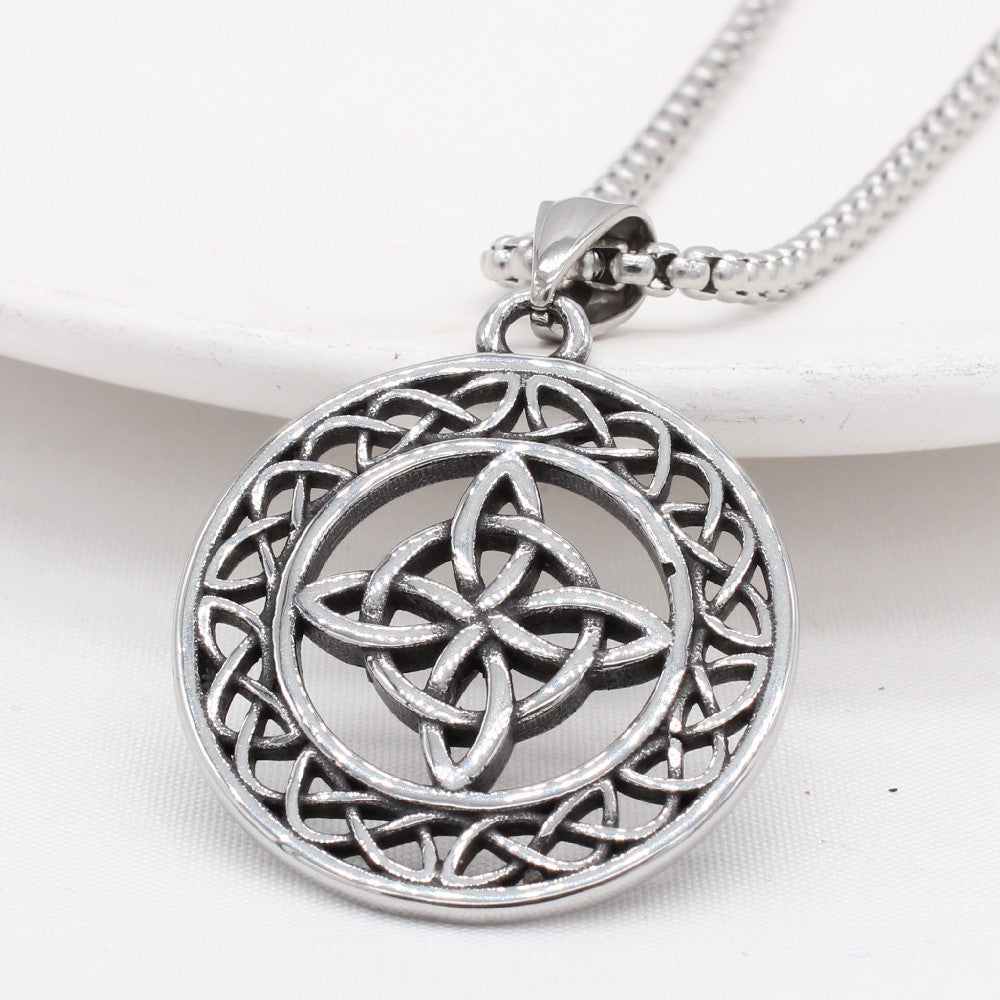 Personalized Retro Viking Celtic Titanium Steel Pendant for Men - Wholesale Foreign Trade Jewelry