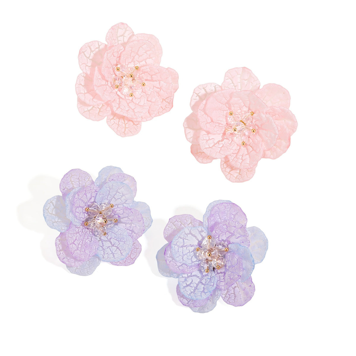 Floral Heart Earrings
