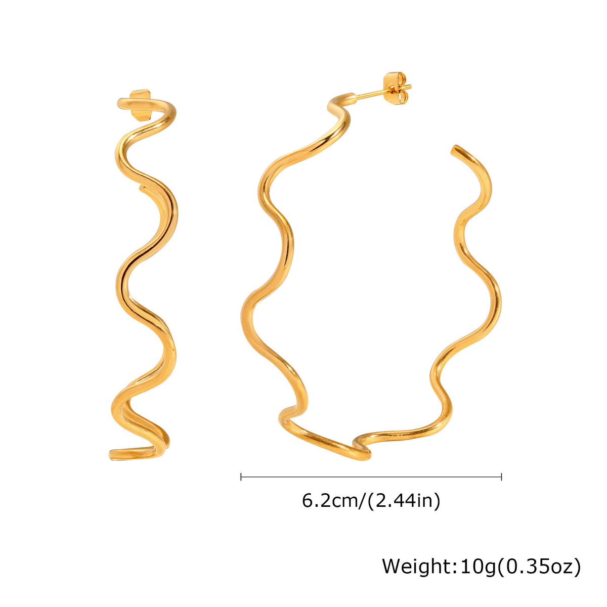 Stainless Steel Earrings or Choker — Choose Your Style