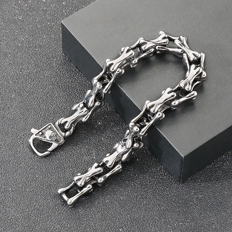 Personalized Skull Buckle Bracelet For Men Planderful