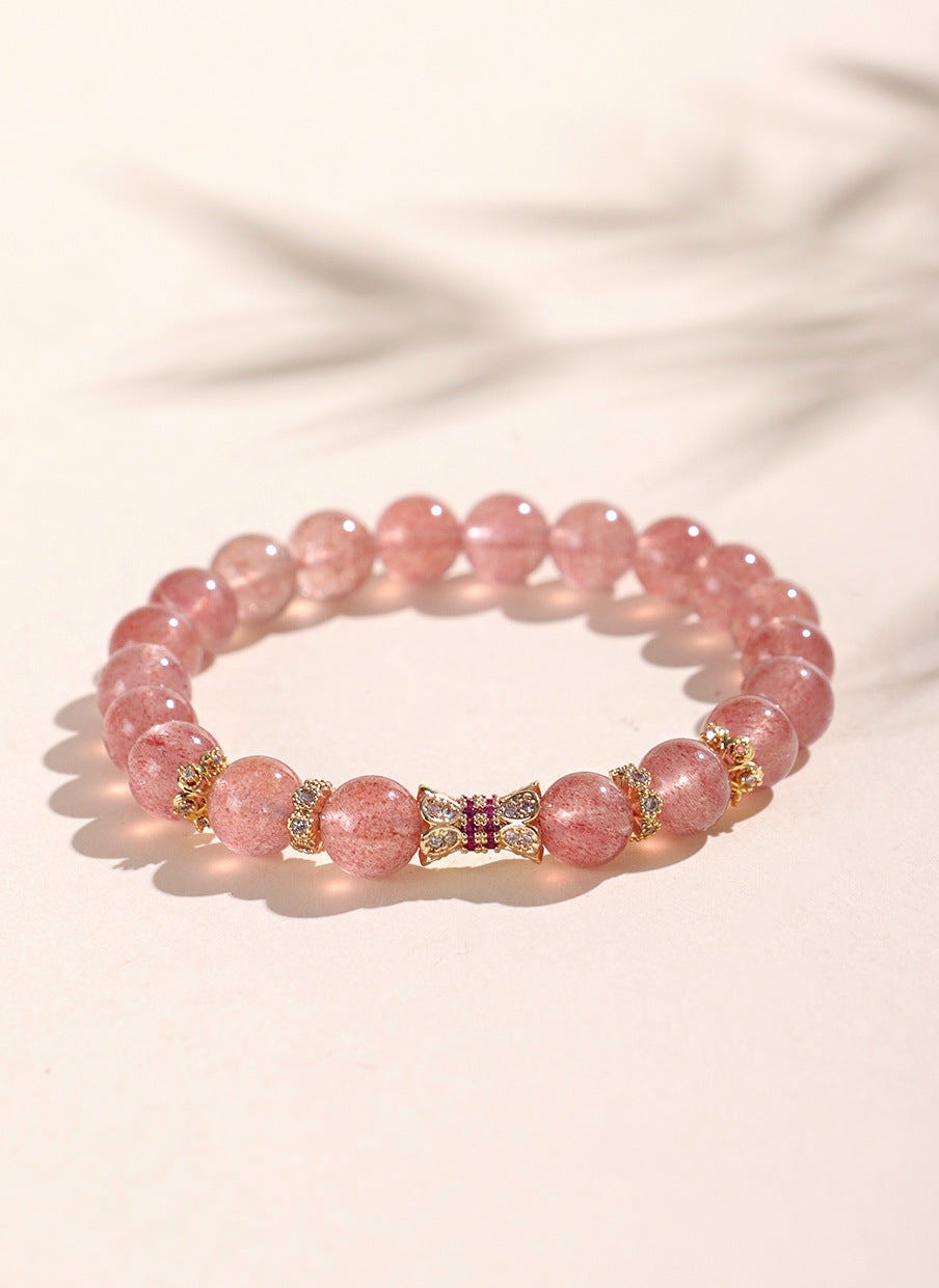 Planderful Fortune's Favor Bracelet – Peach Blossom Luck Boost