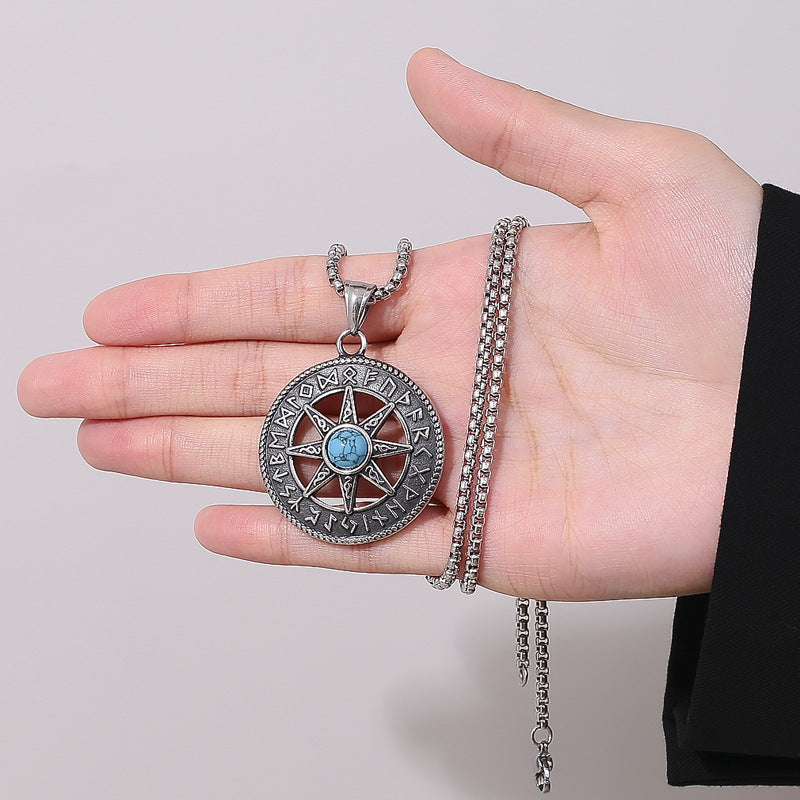 Steel Necklace – Vintage Men's Necklace
