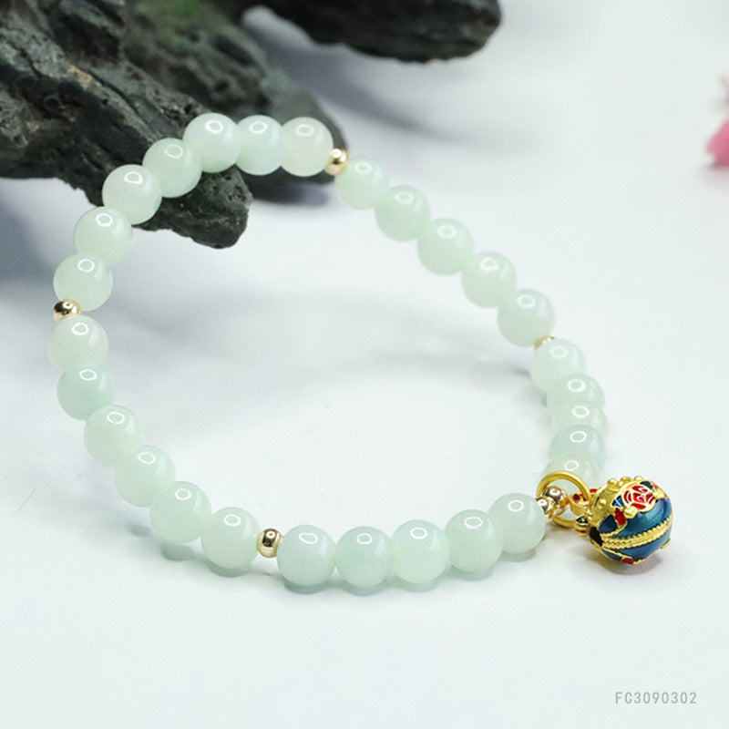 Jadeite Round Bead Style 4 Bracelet