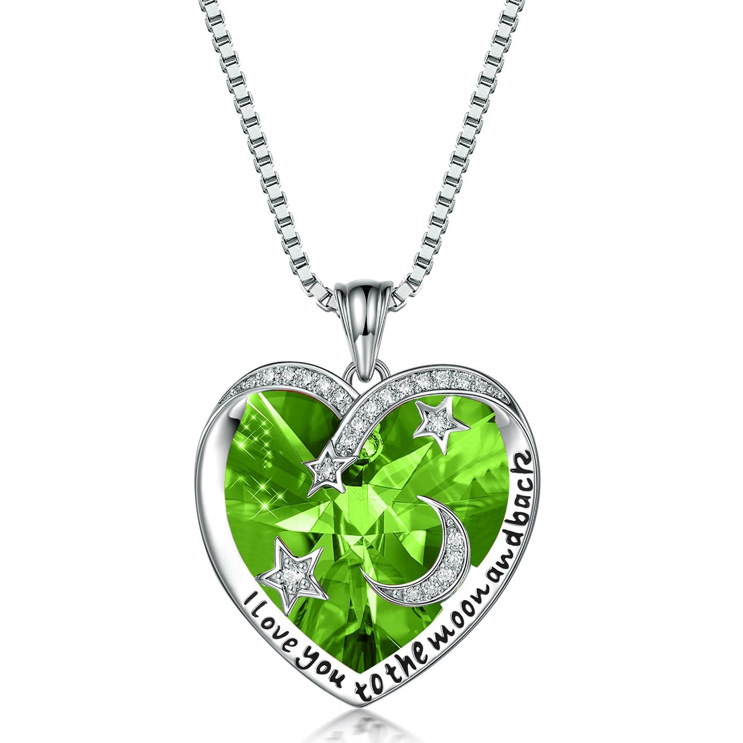 Cross-Border Explosion S925 Sterling Silver Love Necklace