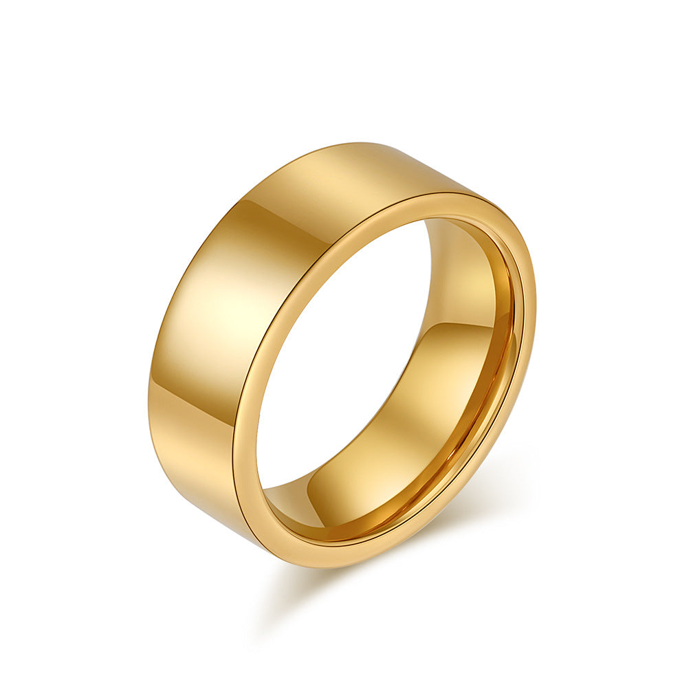 Planderful Everyday Genie Tungsten Steel Ring Unisex Luxury Wedding Band Gift for Couples