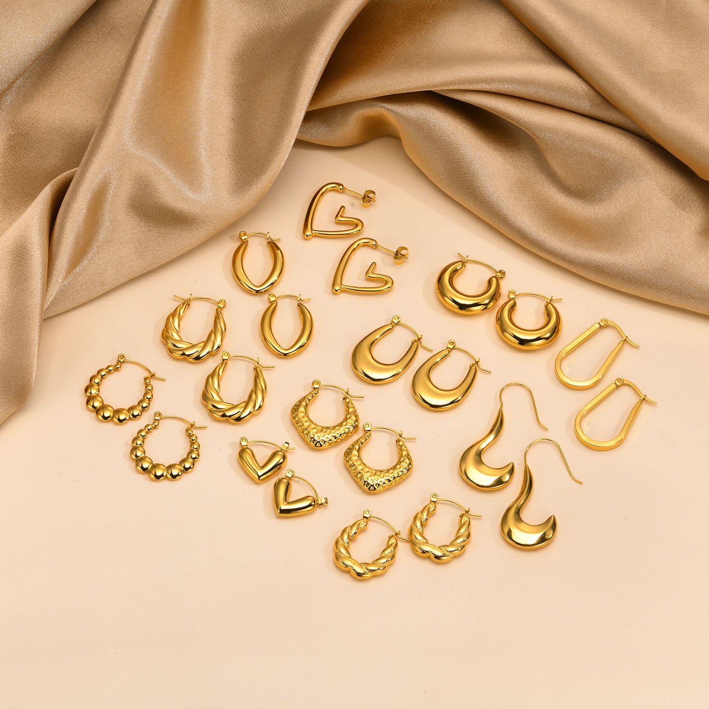 Cross-Border European And American Jewelry Stainless Steel Earrings