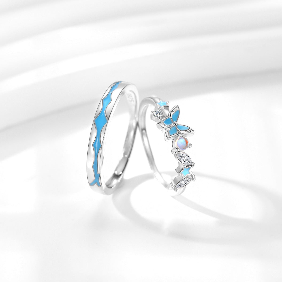 Cat Disc S925 Sterling Silver Ring