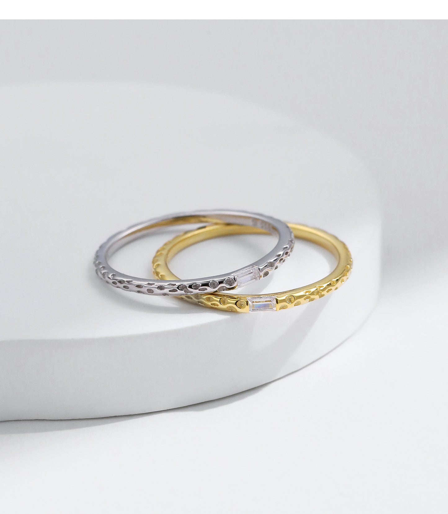 Planderful Everyday Genie Ring – Unique Geometric Zircon Design