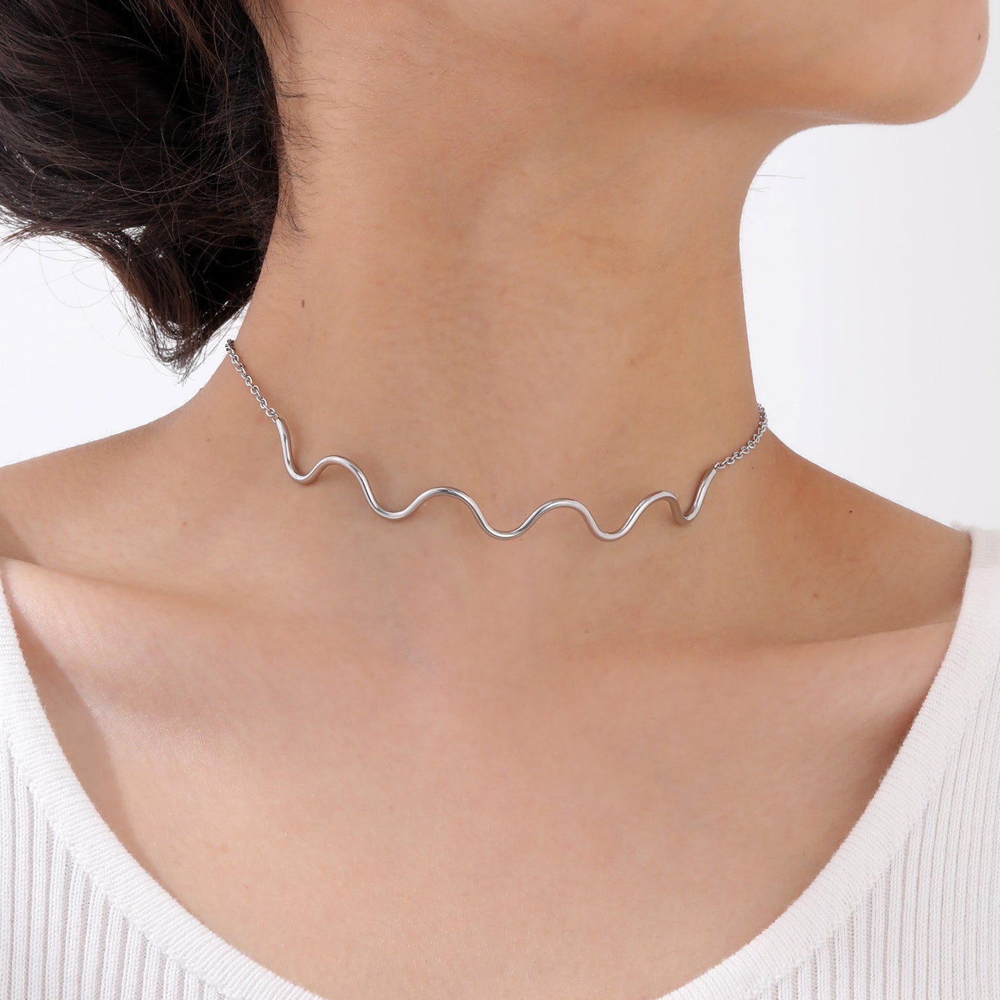 European And American Fashion Personality Necklace Bracelet Set