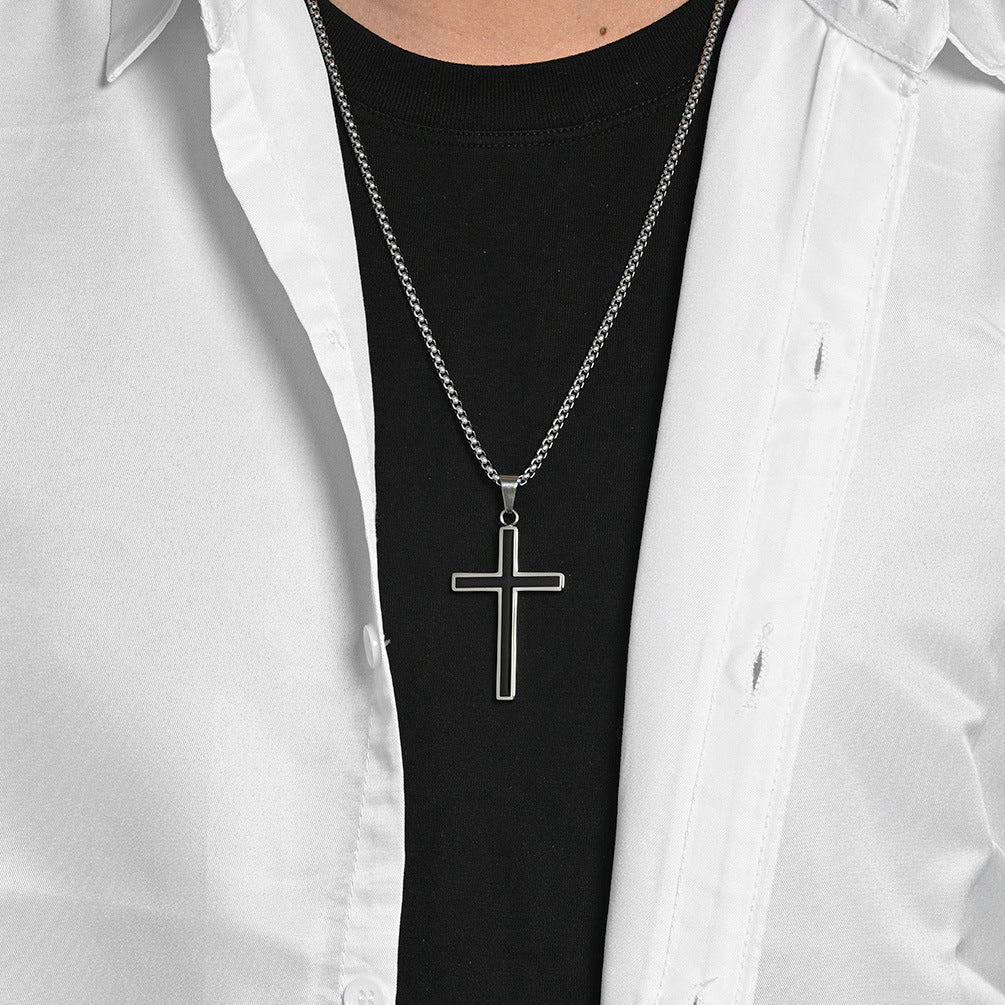 Stainless Steel Cross Necklace