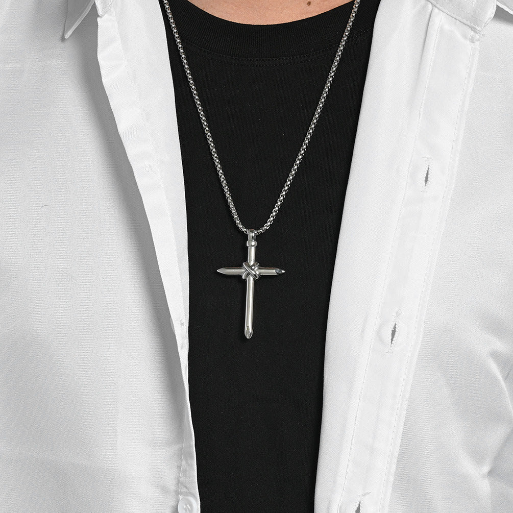 Stainless Steel Cross Necklace