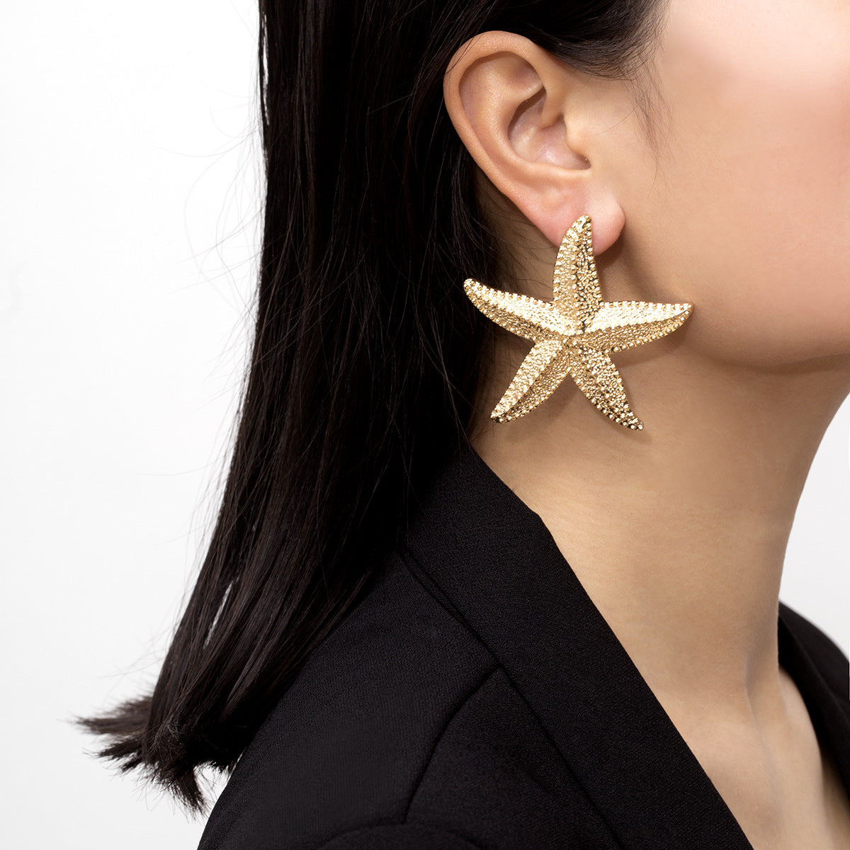 Ethnic Style Starfish Earrings with Oceanic Vibe