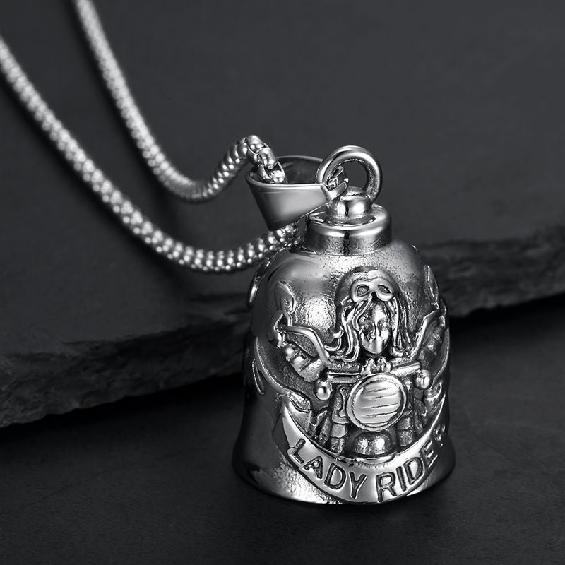 Biker Motorcycle Stainless Steel Pendant Necklace