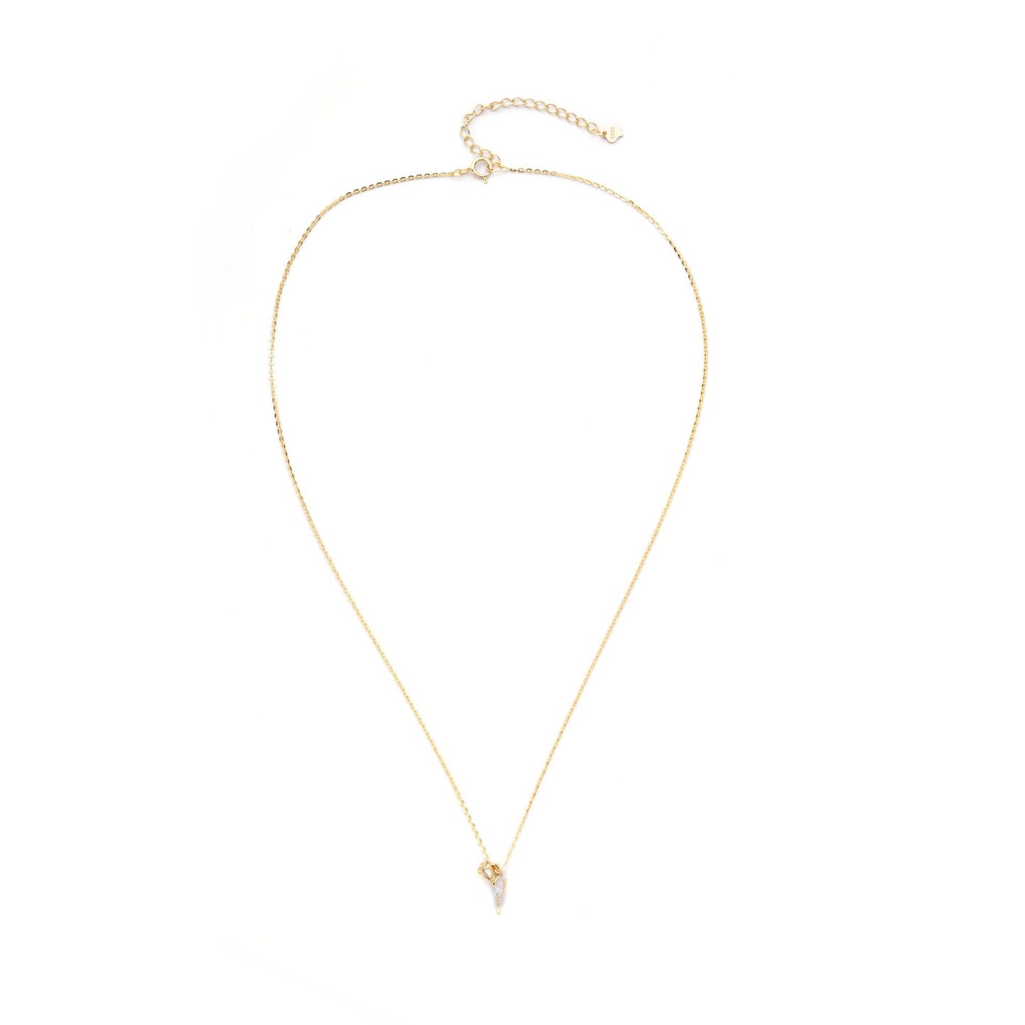 Korean Version S925 Sterling Silver Tulip Necklace for Women