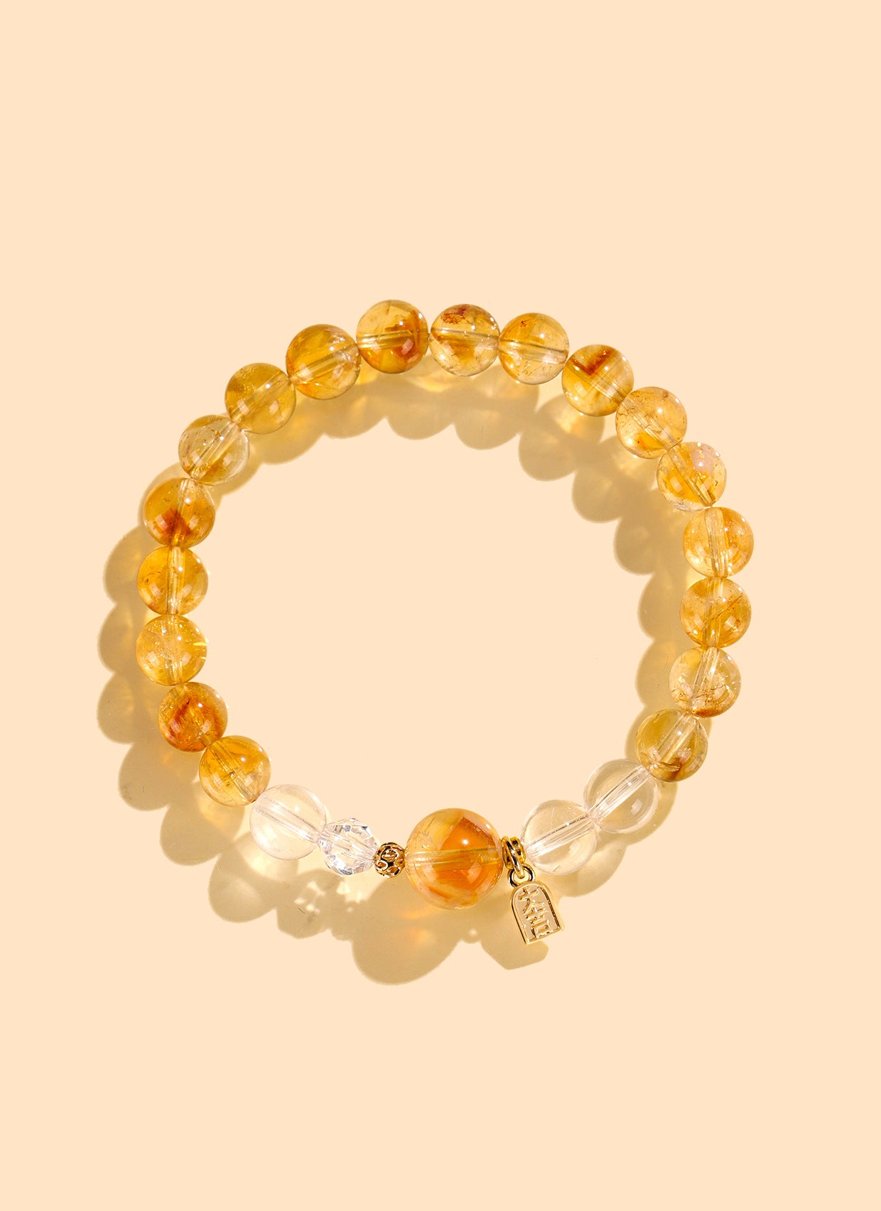 Planderful Fortune's Favor Bracelet – Natural Yellow Crystal for Good Luck