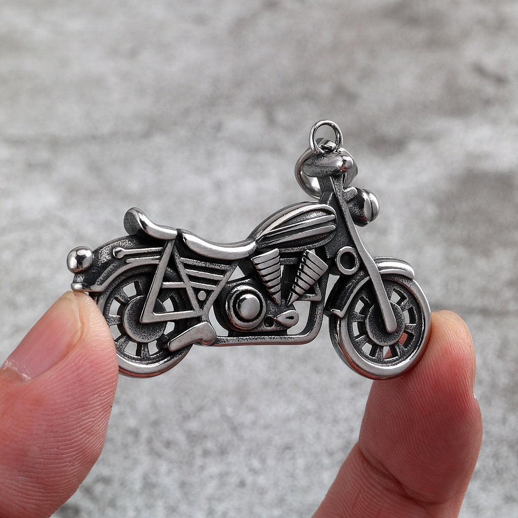 Punk Retro Stainless Steel Men's Pendant Necklace