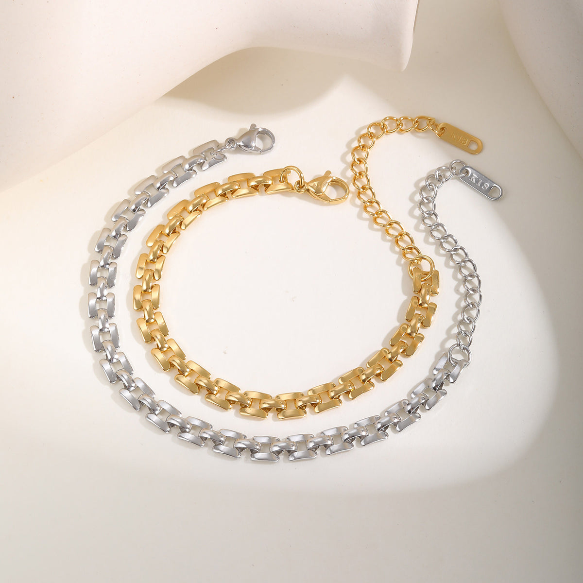 Strap Women Gold Stainless Steel Bracelet for Women