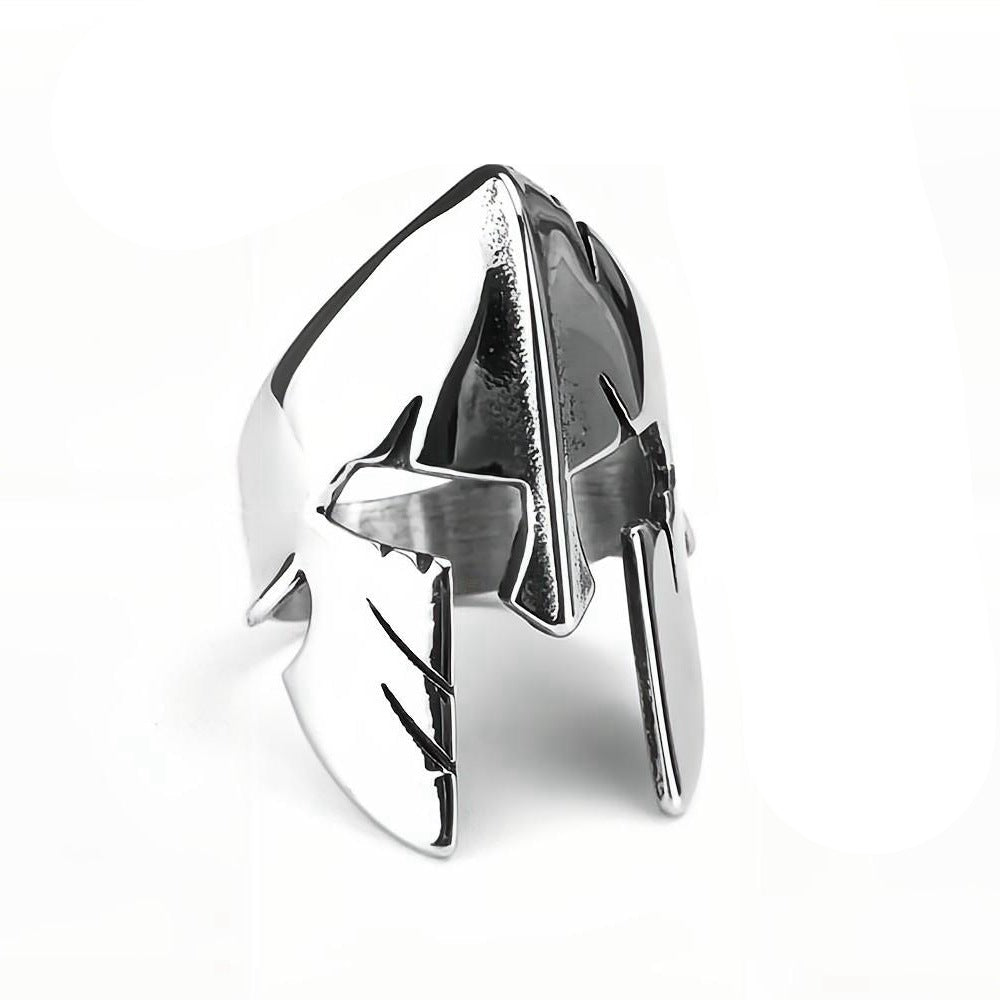 Punk Mask Stainless Steel Men's Ring