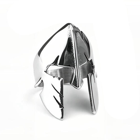 Punk Mask Stainless Steel Men's Ring