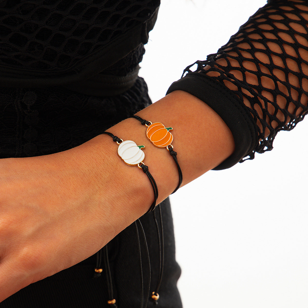 Planderful Vienna Verve Halloween Bracelet Versatile Ghost Pumpkin Cartoon Charm For Teens