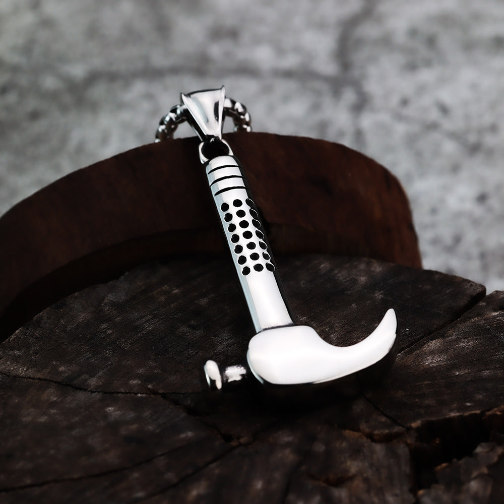 Cross-Border European and American Industrial Hammer Pendant