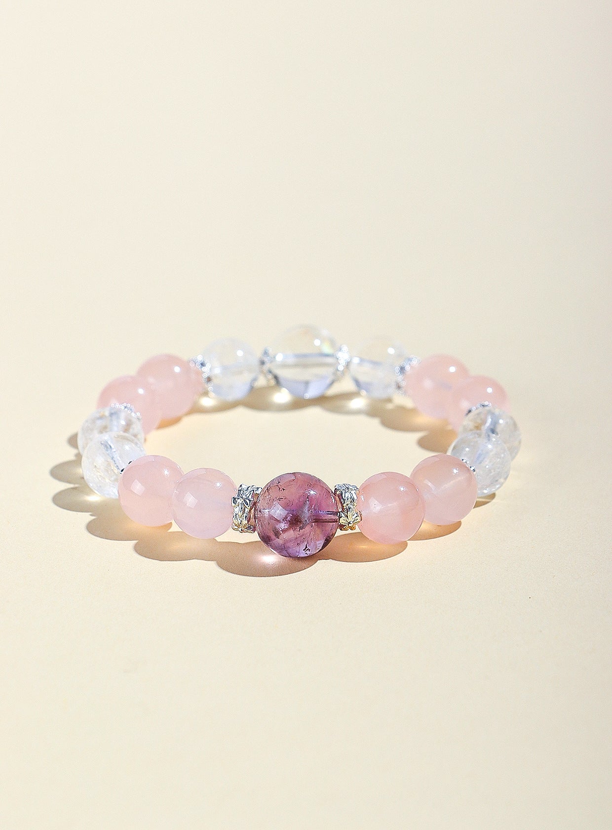 Planderful Fortune's Favor Bracelet – Elegant Pink Crystal Design