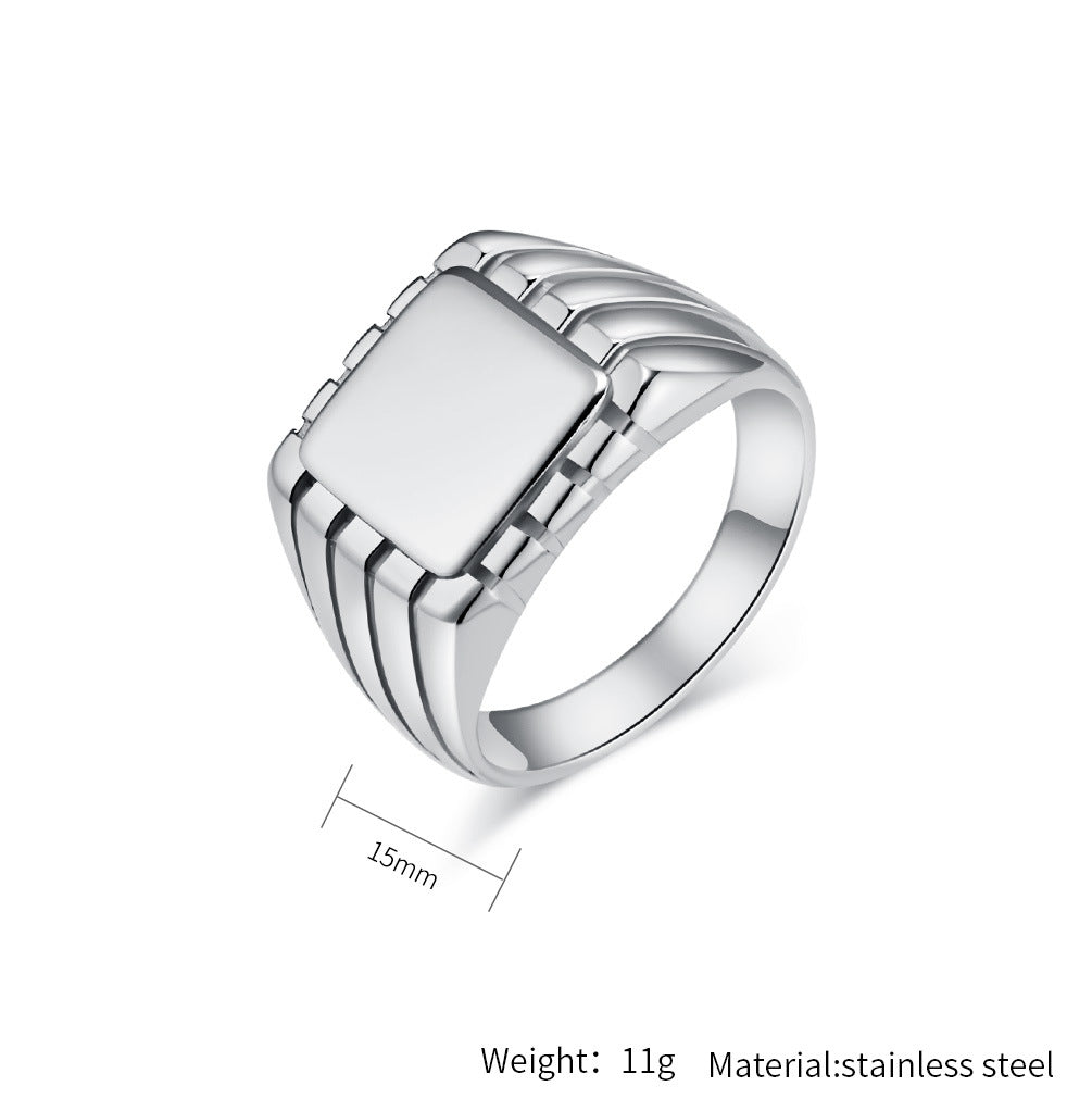 Steel Ring – Minimalist Everyday Wear