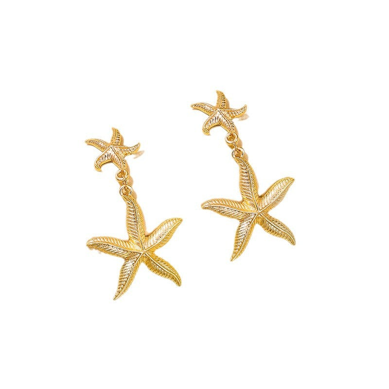 Summer Starfish Temptation Earrings - Vienna Verve Collection