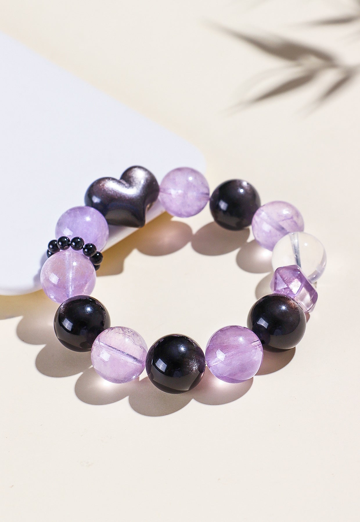 Planderful Fortune's Favor Bracelet – Premium Crystal and Obsidian Love Design