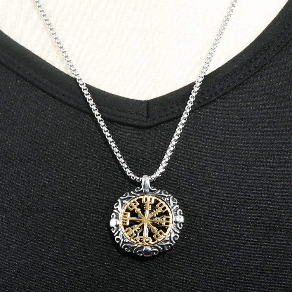 European And American Stainless Steel Hollow Guide Pendant