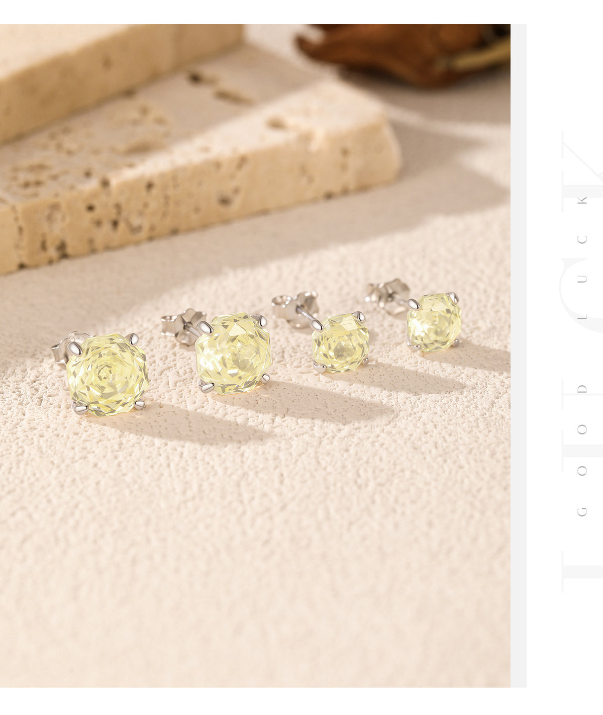 925 Sterling Silver Rose-Cut Cartilage Stud